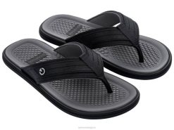 Heren veneto Ipanema zwart contrast schoenen 2L4N454