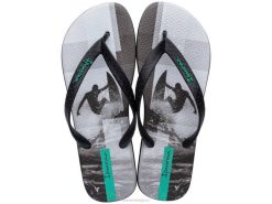 Heren zomer printje Ipanema zwart schoenen 2L4N498