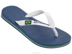 kinderen k klassiek Brazilië 21 Ipanema witte marine schoenen 2L4N351
