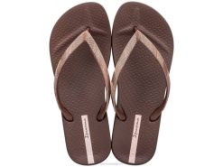 vrouwen anatomische mesh-text Ipanema bronzen schoenen 2L4N149