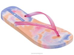 vrouwen Californië sfeer Ipanema roze tie-dye schoenen 2L4N99