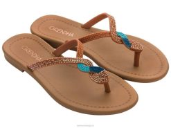 vrouwen draai string Ipanema bruinen schoenen 2L4N278