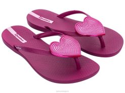 vrouwen maxi-hart Ipanema fuchsia stipje schoenen 2L4N206
