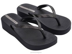 vrouwen mesh wig tex Ipanema zwart schoenen 2L4N203